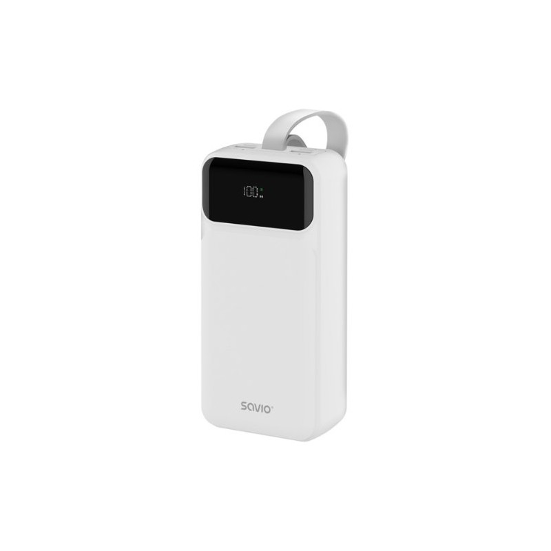 POWERBANK SAVIO 30000MAH BA 11 WHITE POWERBANK SAVIO 30000MAH BA 11 WHITE