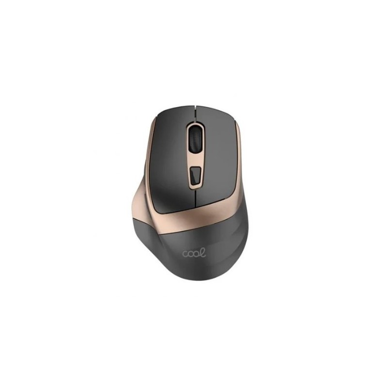 RATON INALAMBRICO COOL ERGONOMIC BLACK GOLD RATON INALAMBRICO COOL ERGONOMIC BLACK GOLD