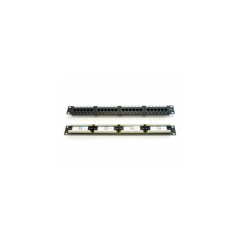 PATCH PANEL PEPEGREEN 24 PUERTOS CAT6