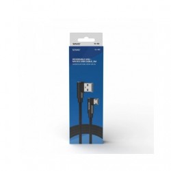 CABLE REVERSIBLE USB SAVIO MICRO A USB A 1M CL 161