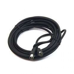 CABLE ANTENA PEPEGREEN NEGRO 5M M H
