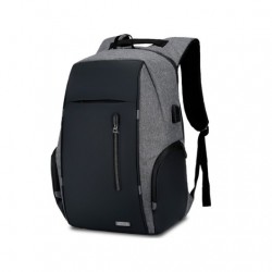 MOCHILA PORTATIL 15 16 COOL REPORT BLACK GREY