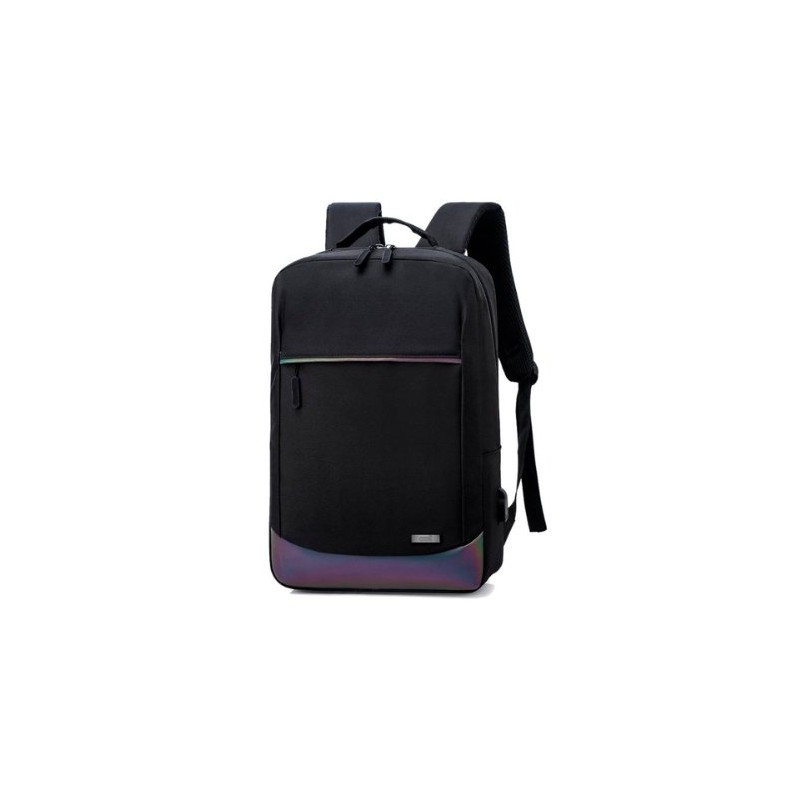MOCHILA PORTATIL 15 16 COOL REFLECTIVE BLACK MOCHILA PORTATIL 15 16 COOL REFLECTIVE BLACK