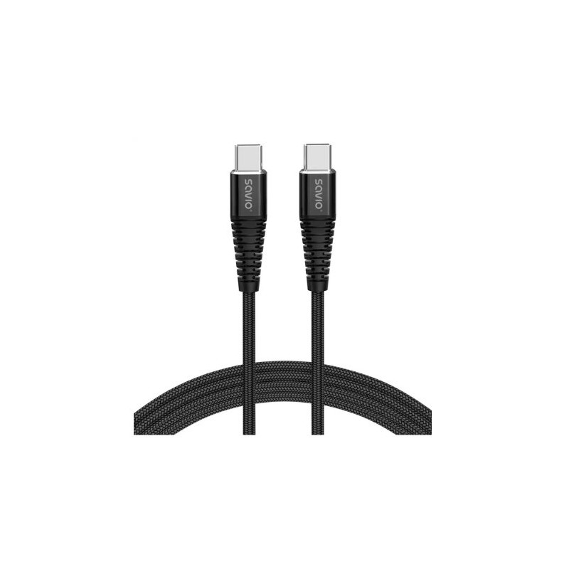 CABLE USB C A USB C SAVIO 5A 1M CL 159