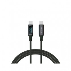 CABLE USB C SAVIO CL 174 NEGRO