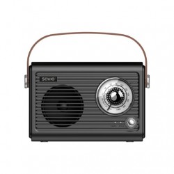 RADIO PORTATIL SAVIO RS 01 BLACK BROWN