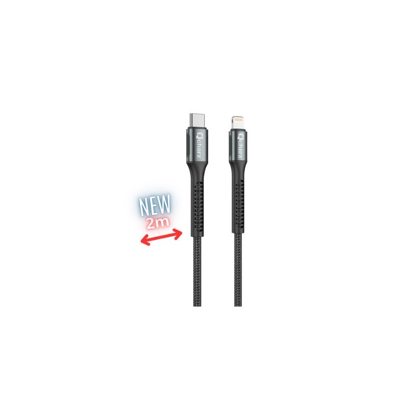CABLE QCHARX PRAGUE LIGHTNING 2M