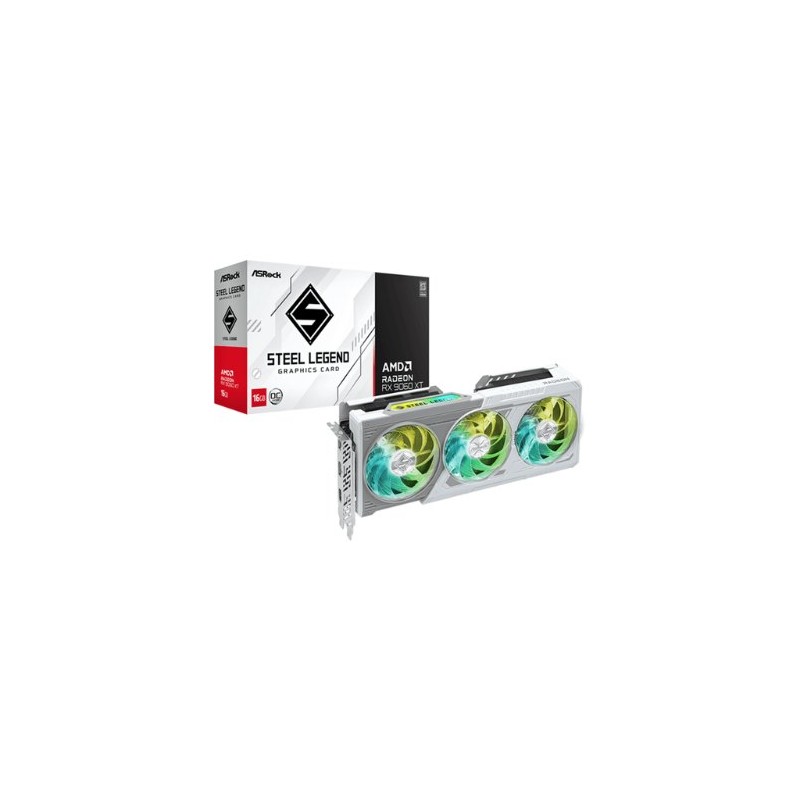 VGA ASROCK RX 9060XT 16GB STEEL LEGEND RGB
