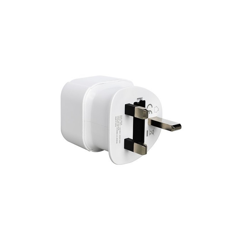 ADAPTADOR ENCHUFE VIAJE ESPANA A UK SAVIO AP 04