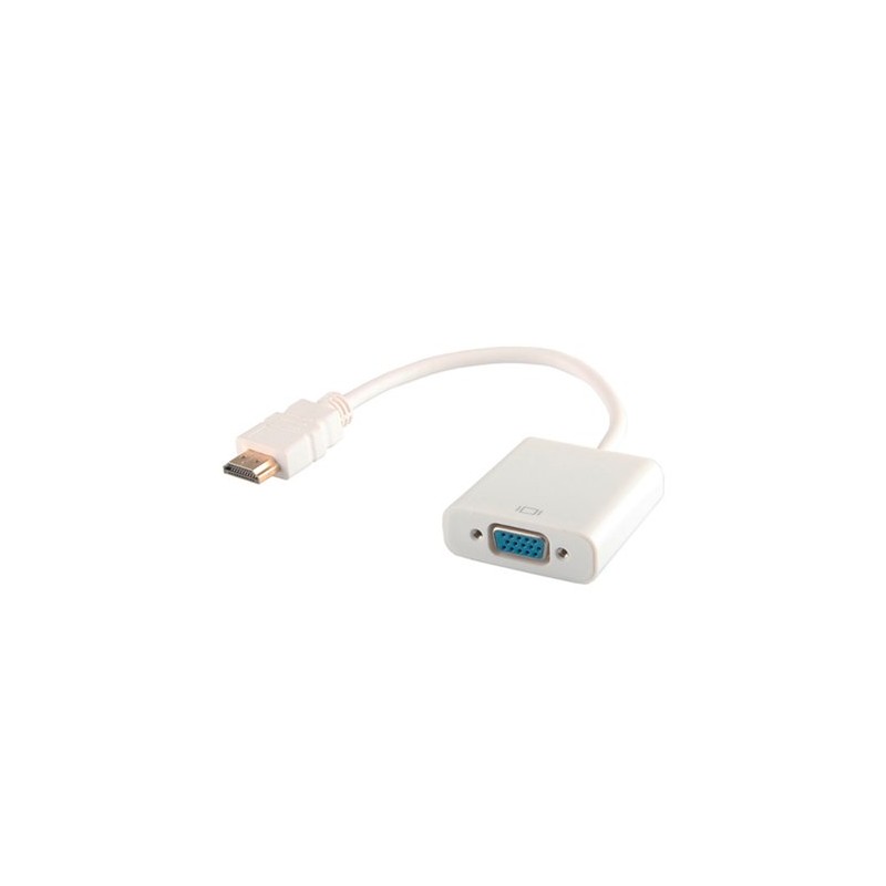 ADAPTADOR SAVIO CL 27 B HDMI M A VGA H BLANCO