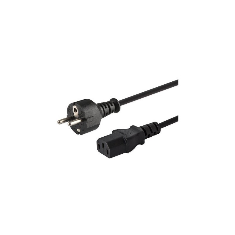 CABLE ALIMENTACIoN 18M SCHUKO IEC C13 SAVIO CABLE ALIMENTACIoN 18M SCHUKO IEC C13 SAVIO