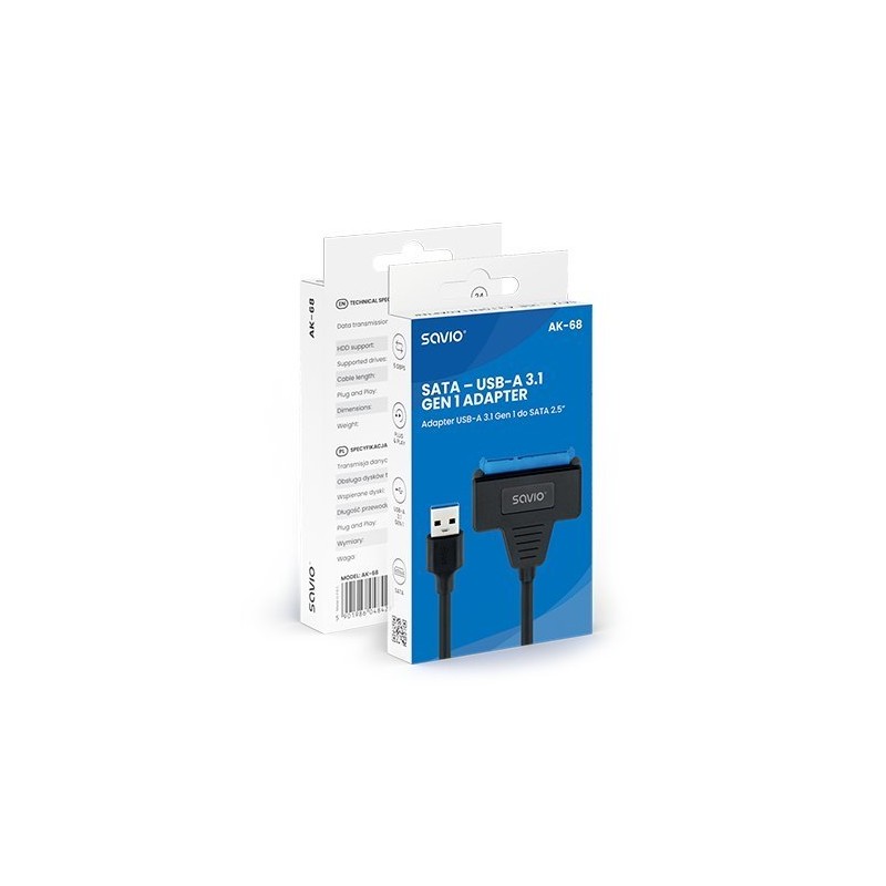 ADAPTADOR SATA USBA 31 SAVIO AK 69
