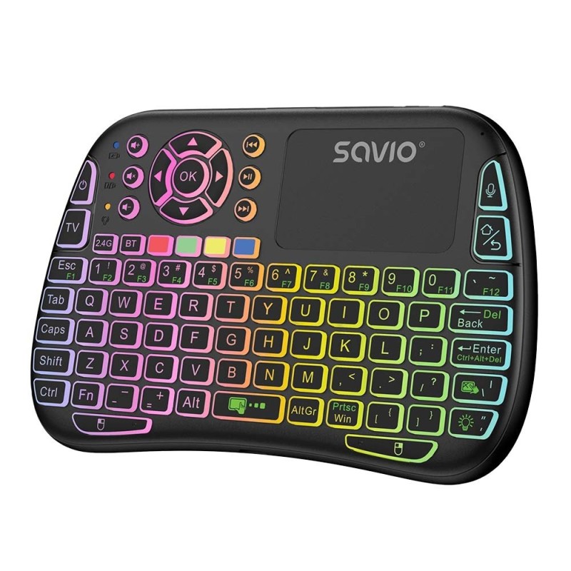 MINI TECLADO INALAMBRICO SMART TV SAVIO KW 04 MINI TECLADO INALAMBRICO SMART TV SAVIO KW 04