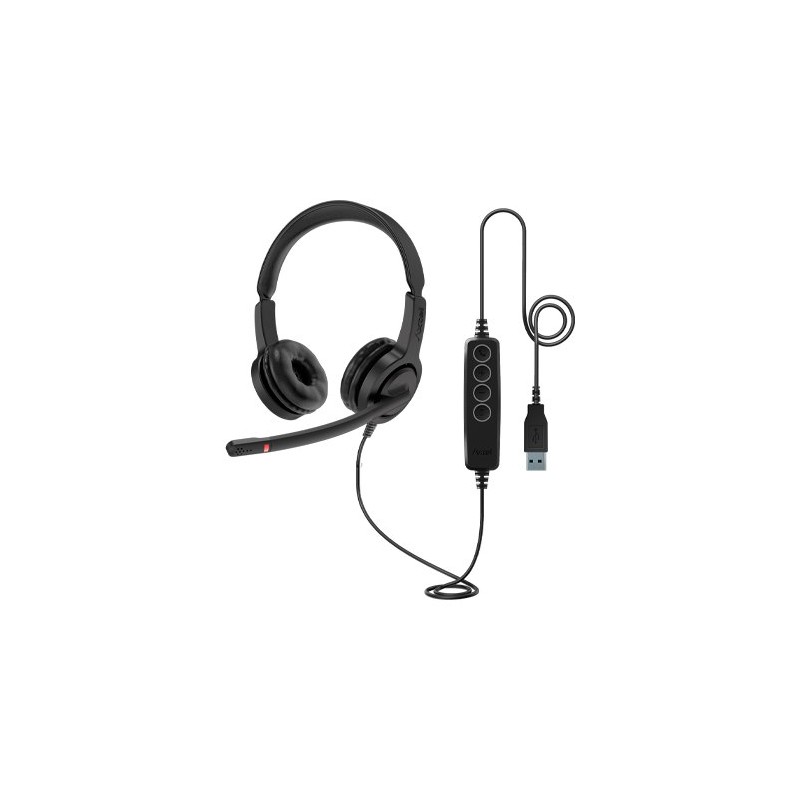 AURICULARES AXTEL VOICE UC28 DUO USB A AURICULARES AXTEL VOICE UC28 DUO USB A