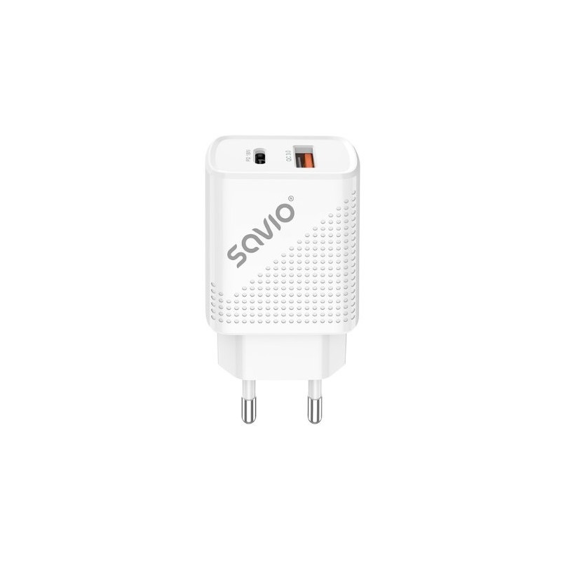 CARGADOR USB 30 DE CARGA RaPIDA 18W SAVIO LA 05