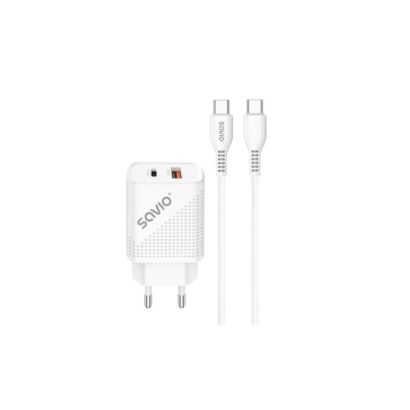 CARGADOR USB 30 DE CARGA RaPIDA 18W SAVIO LA 05 CARGADOR USB 30 DE CARGA RaPIDA 18W SAVIO LA 05