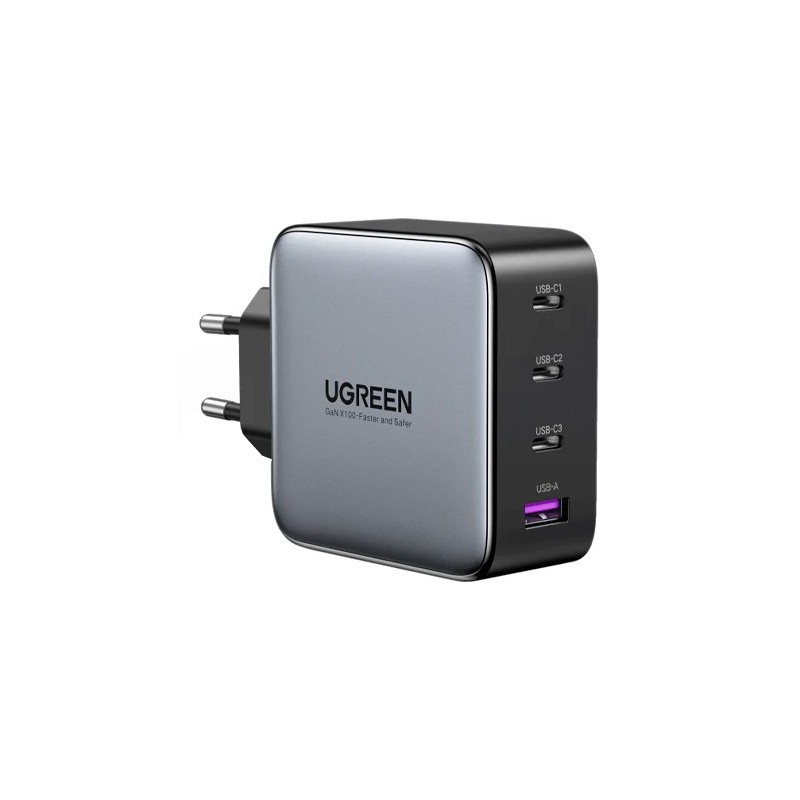 CARGADOR UGREEN USB A3USB C 100W GAN FAST CARGADOR UGREEN USB A3USB C 100W GAN FAST
