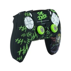 KIT FUNDAGRIPSSTICKER MANDO PS5 FR TEC DC JOKER