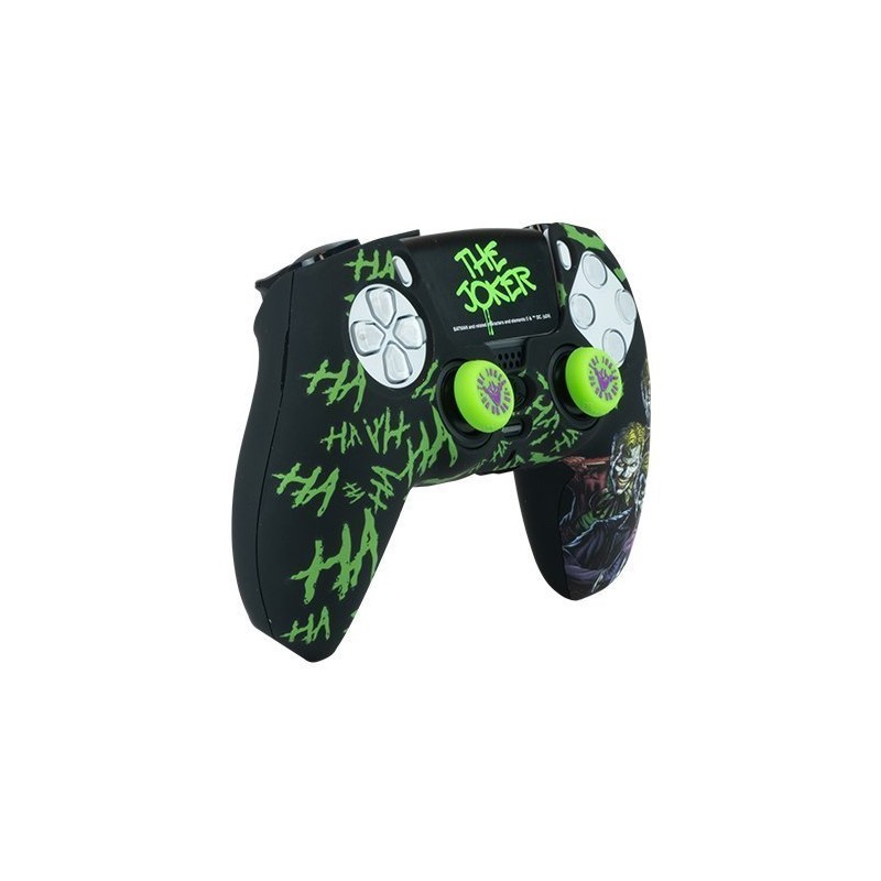 KIT FUNDAGRIPSSTICKER MANDO PS5 FR TEC DC JOKER KIT FUNDAGRIPSSTICKER MANDO PS5 FR TEC DC JOKER