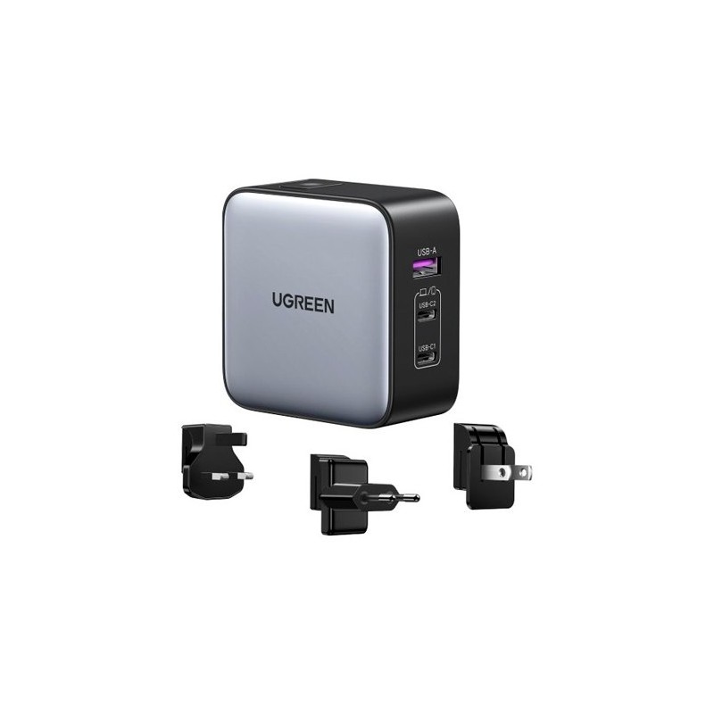 CARGADOR TRAVEL UGREEN USBA2USBC 65W WORLDWIDE CARGADOR TRAVEL UGREEN USBA2USBC 65W WORLDWIDE