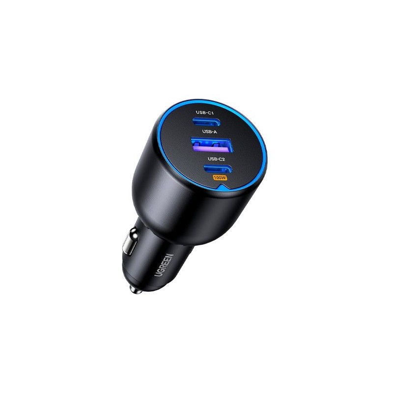 CARGADOR COCHE UGREEN 2USB C PDUSB A 130W CARGADOR COCHE UGREEN 2USB C PDUSB A 130W