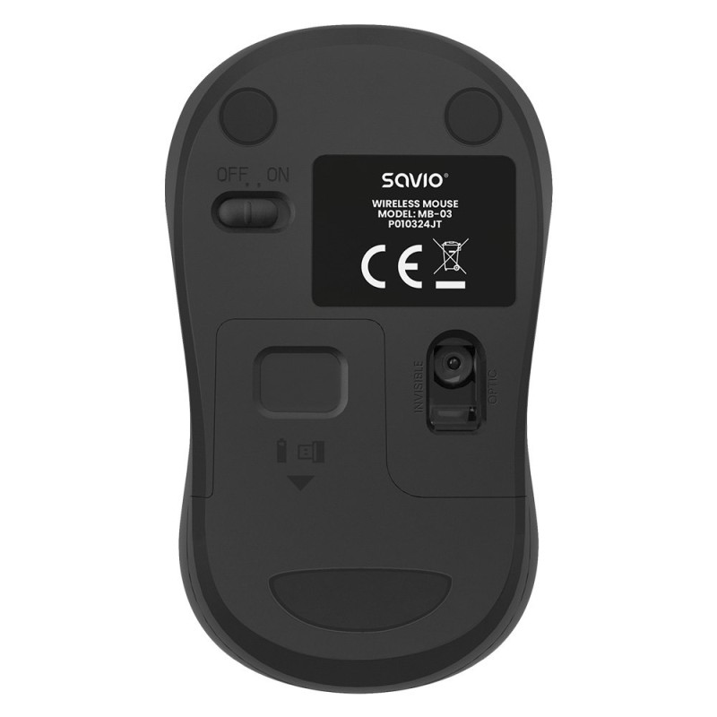 RATON SAVIO MB 04 OPTICO INALAMBRICO 1000 DPI