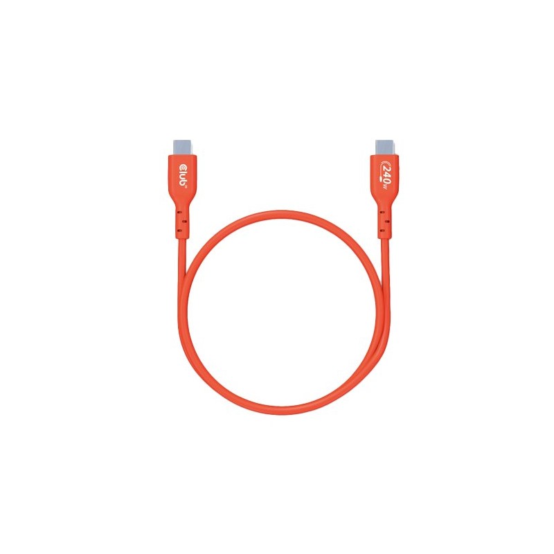CABLE CARGA 240W CLUB3D CERTIFICADO USB2 TIPO C 1M CABLE CARGA 240W CLUB3D CERTIFICADO USB2 TIPO C 1M