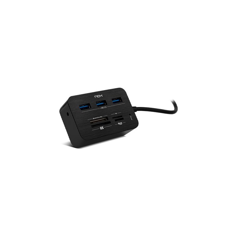 LECTOR DE TARJETAS HUB USB 30 NOX READER ONE