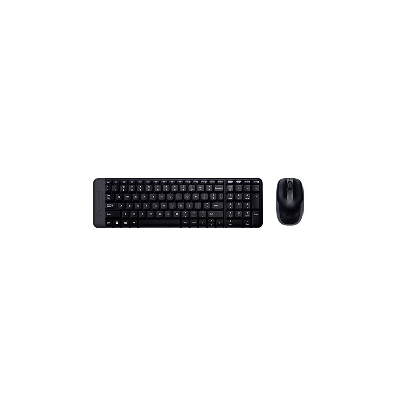 TECLADORATON LOGITECH MK220 WIRELESS NEGRO