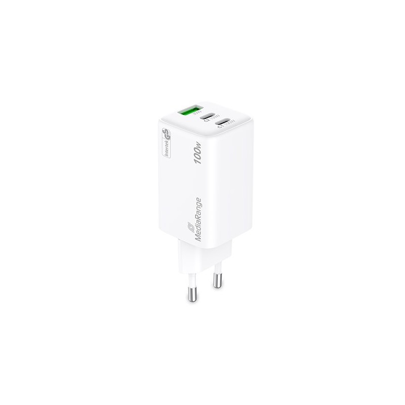 CARGADOR MEDIARANGE TRIPLE USB A U USB C 100W CARGADOR MEDIARANGE TRIPLE USB A U USB C 100W