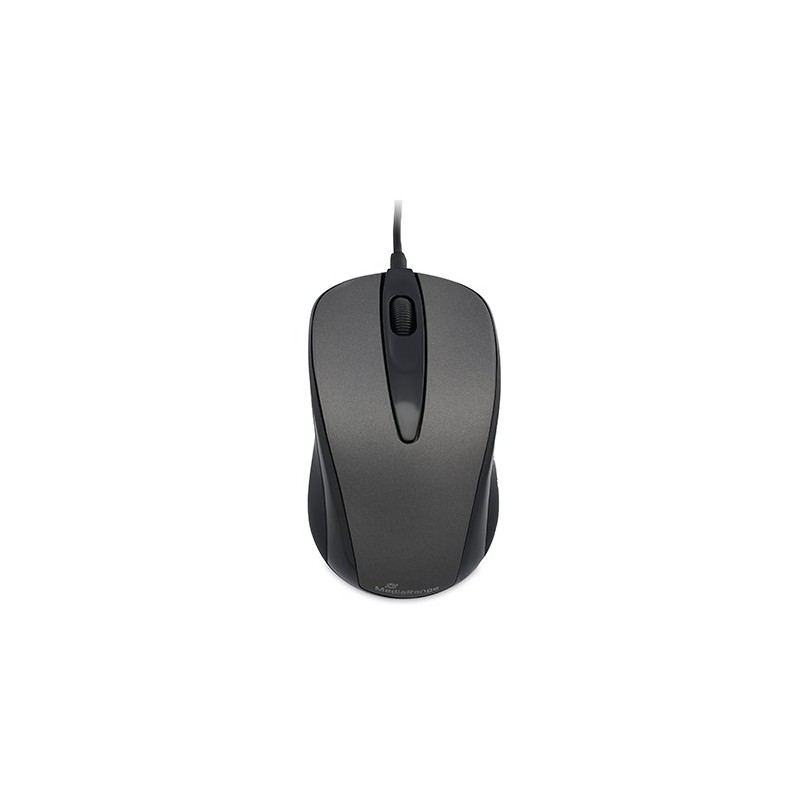 RATON OPTICO MEDIARANGE MROS201 BK GREY