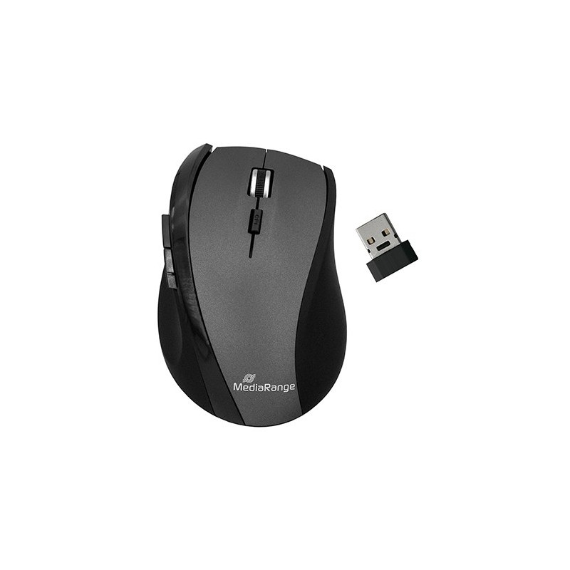 RATON OPTICO MEDIARANGE MROS203 WIRELESS BK GREY RATON OPTICO MEDIARANGE MROS203 WIRELESS BK GREY