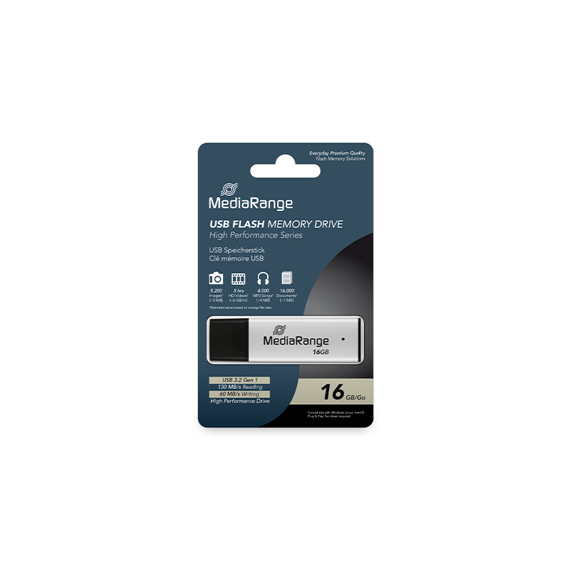 PENDRIVE 16GB USB 32 MEDIARANGE HIGH P