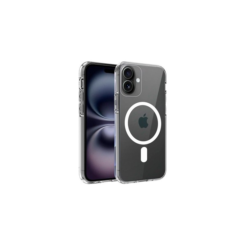 FUNDA COOL IPHONE 16 MAGNETICA TRANSPARENTE