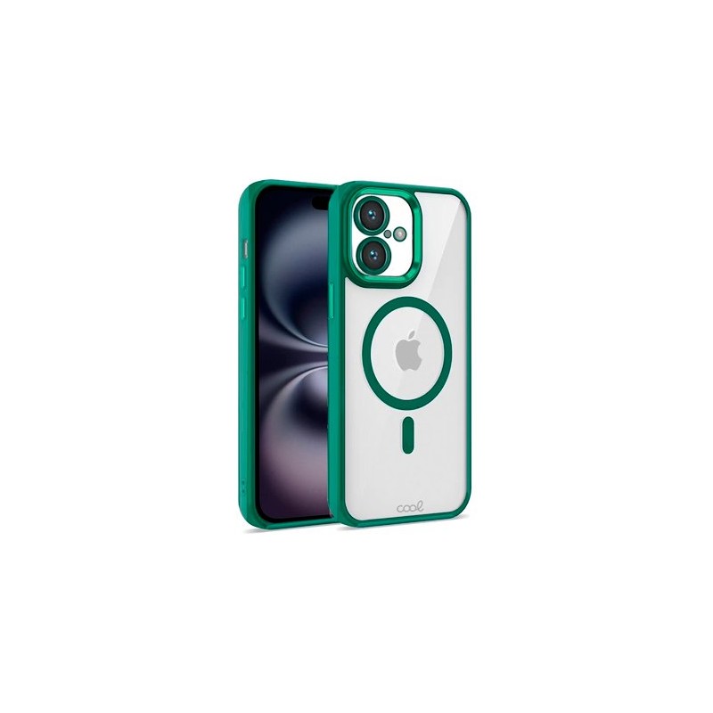 FUNDA COOL IPHONE 16 MAGNETICA VERDE FUNDA COOL IPHONE 16 MAGNETICA VERDE