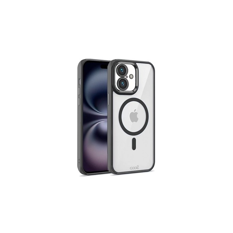 FUNDA COOL IPHONE 16 MAGNETICA NEGRO FUNDA COOL IPHONE 16 MAGNETICA NEGRO