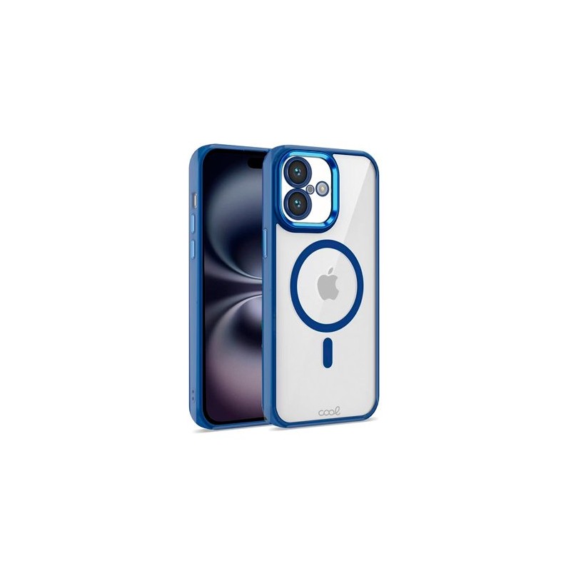 FUNDA COOL IPHONE 16 MAGNETICA AZUL FUNDA COOL IPHONE 16 MAGNETICA AZUL