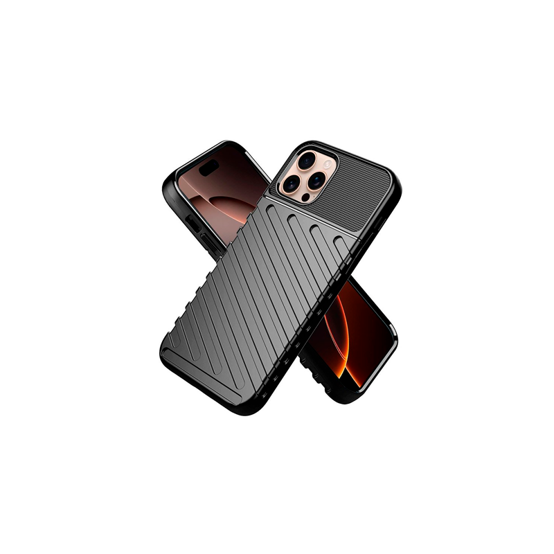 FUNDA COOL IPHONE 16 PRO MAX THUNDER NEGRO FUNDA COOL IPHONE 16 PRO MAX THUNDER NEGRO