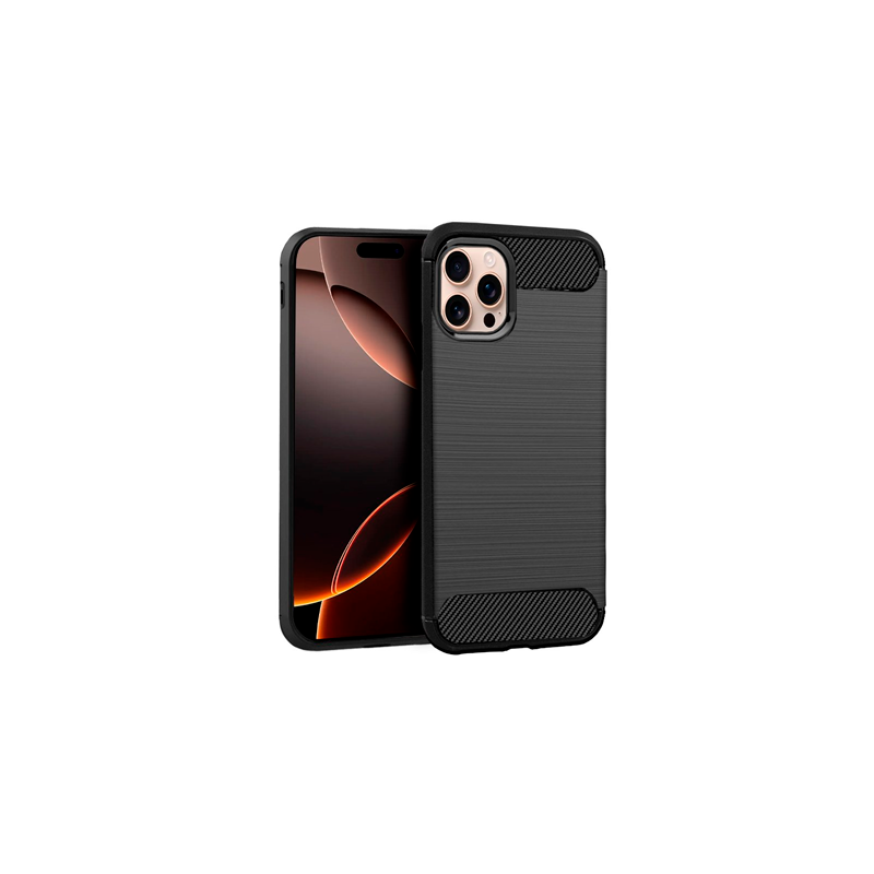 FUNDA COOL IPHONE 16 PRO MAX CARBON NEGRO FUNDA COOL IPHONE 16 PRO MAX CARBON NEGRO