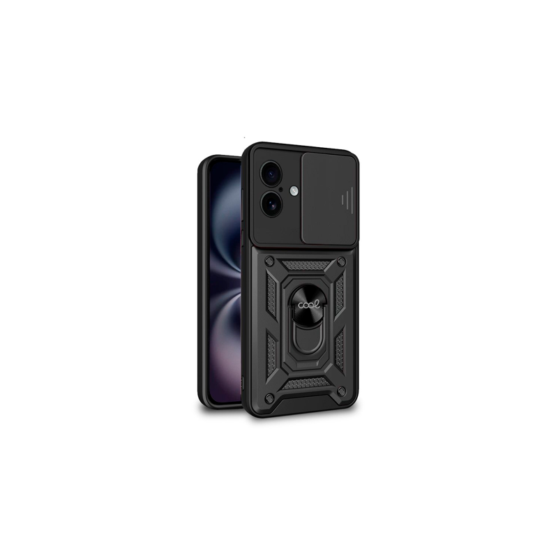 FUNDA COOL IPHONE 16 HARD RING NEGRO FUNDA COOL IPHONE 16 HARD RING NEGRO
