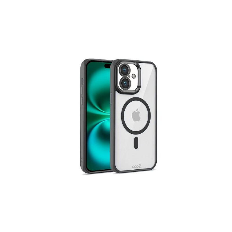 FUNDA COOL IPHONE 16 PLUS MAGNETICA NEGRO FUNDA COOL IPHONE 16 PLUS MAGNETICA NEGRO