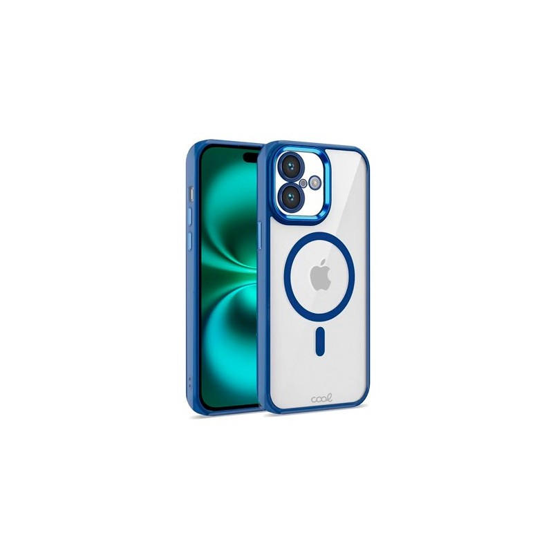FUNDA COOL IPHONE 16 PLUS MAGNETICA AZUL FUNDA COOL IPHONE 16 PLUS MAGNETICA AZUL
