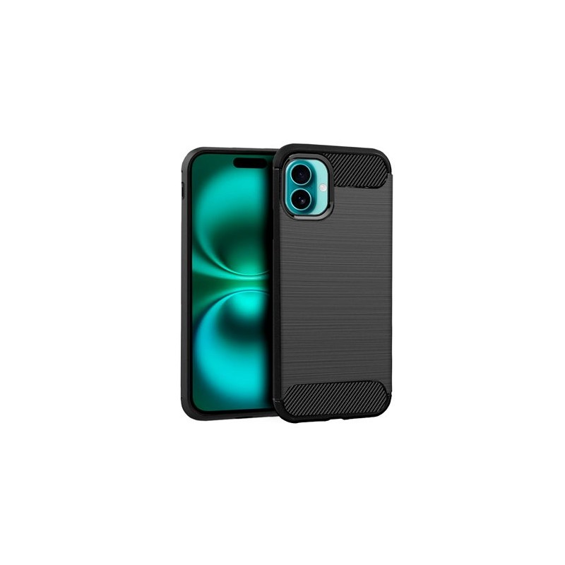 FUNDA COOL IPHONE 16 PLUS CARBON NEGRO FUNDA COOL IPHONE 16 PLUS CARBON NEGRO