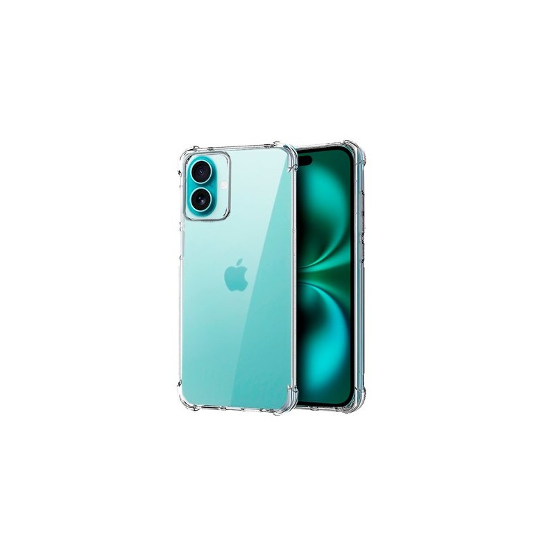 FUNDA COOL IPHONE 16 PLUS TRANSPARENTE FUNDA COOL IPHONE 16 PLUS TRANSPARENTE