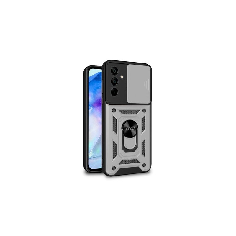 FUNDA COOL SAMSUNG GALAXY A55 HARD RING PLATA FUNDA COOL SAMSUNG GALAXY A55 HARD RING PLATA