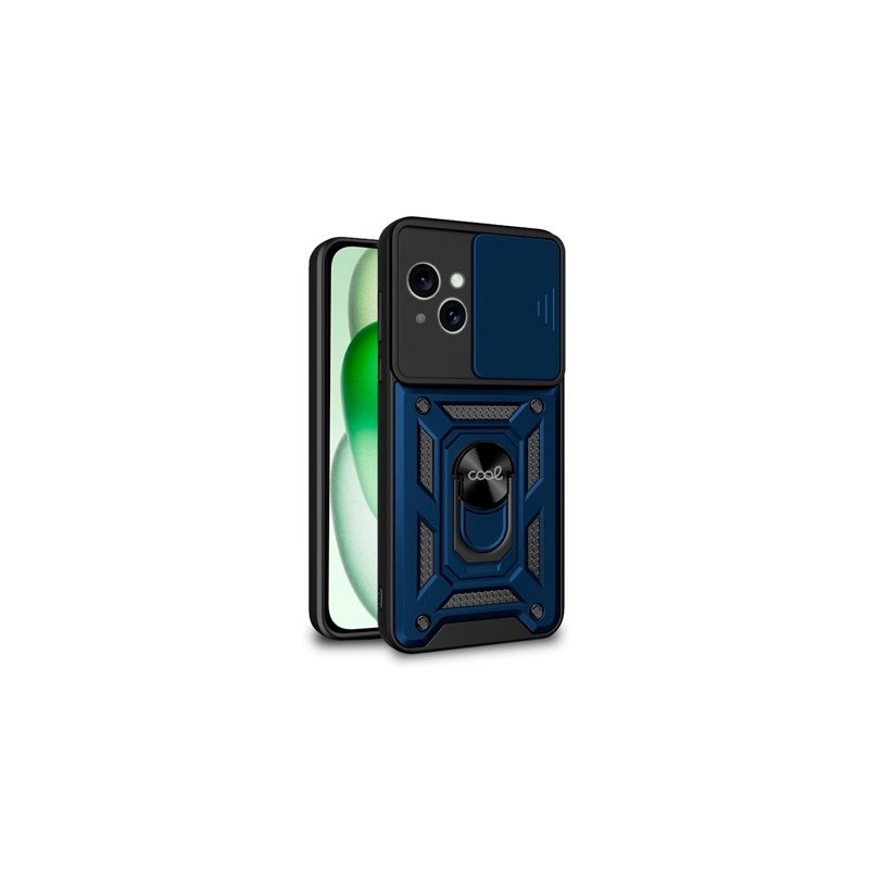 FUNDA COOL IPHONE 15 PLUS HARD RING AZUL FUNDA COOL IPHONE 15 PLUS HARD RING AZUL
