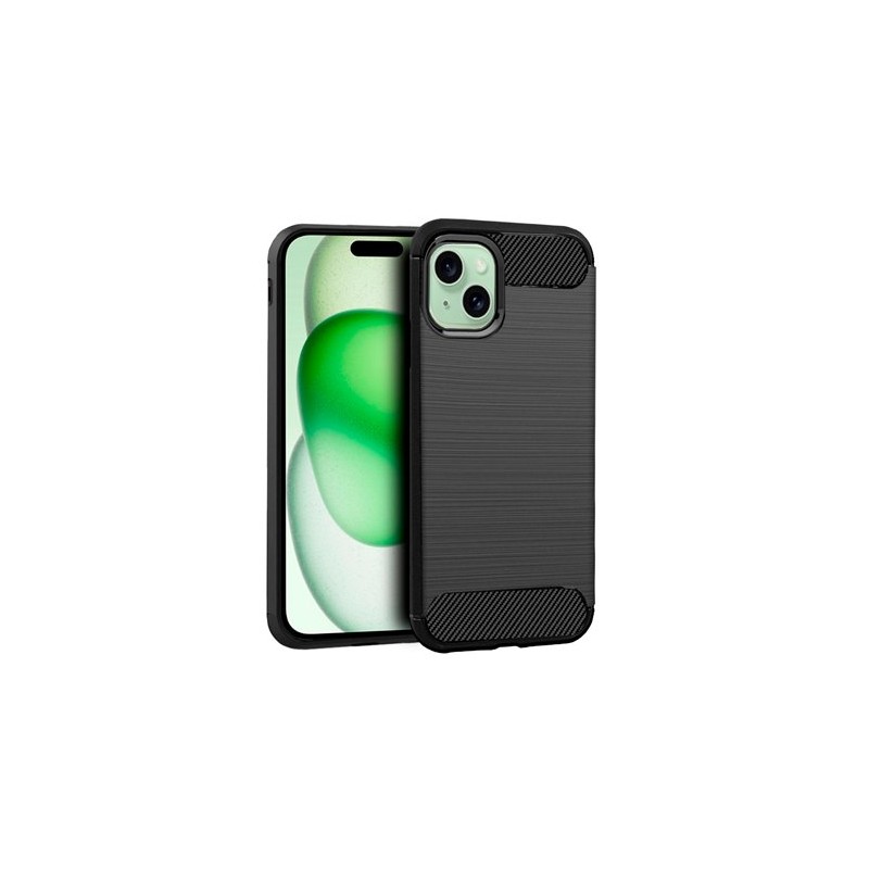 FUNDA COOL IPHONE 15 PLUS CARBON NEGRO FUNDA COOL IPHONE 15 PLUS CARBON NEGRO