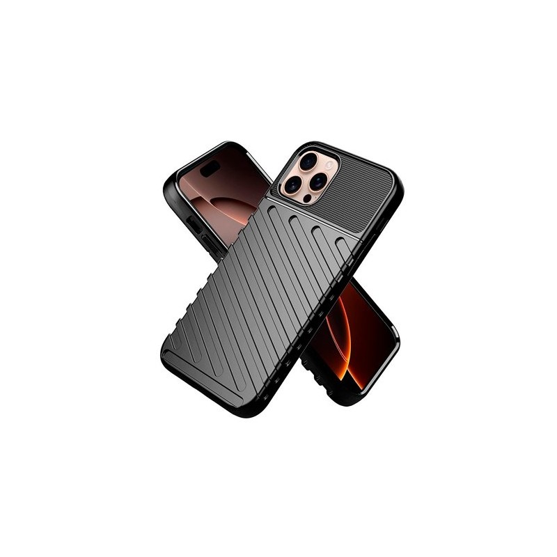FUNDA COOL IPHONE 16 PRO THUNDER NEGRO FUNDA COOL IPHONE 16 PRO THUNDER NEGRO
