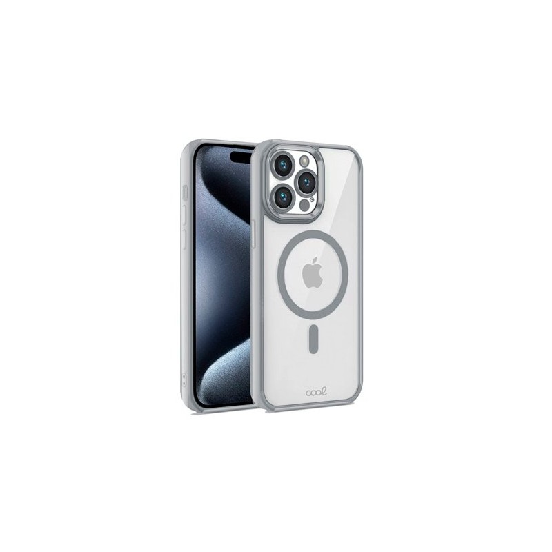 FUNDA COOL IPHONE 16 PRO MAGNETICA PLATA FUNDA COOL IPHONE 16 PRO MAGNETICA PLATA
