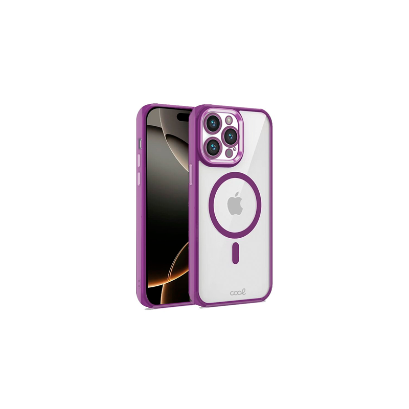 FUNDA COOL IPHONE 16 PRO MAGNETICA VIOLETA FUNDA COOL IPHONE 16 PRO MAGNETICA VIOLETA